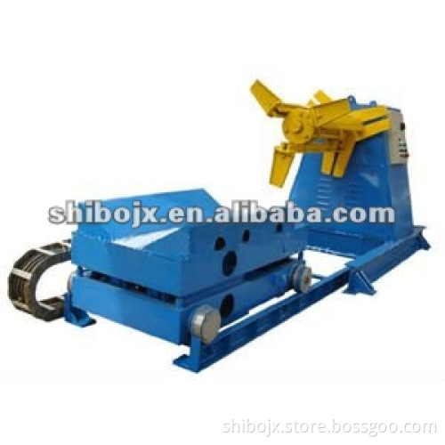 china made hydraulic decoiler with the small car